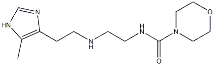 N-[2-[2-(5-Methyl-1H-imidazol-4-yl)ethylamino]ethyl]morpholine-4-carboxamide Structure