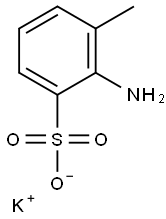 2-Amino-3-methylbenzenesulfonic acid potassium salt 结构式