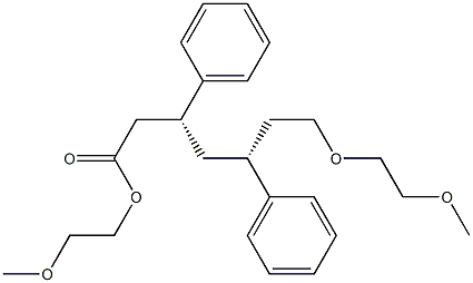(3R,5R)-3,5-Diphenyl-1,7-bis(2-methoxyethoxy)-7-heptanone,,结构式