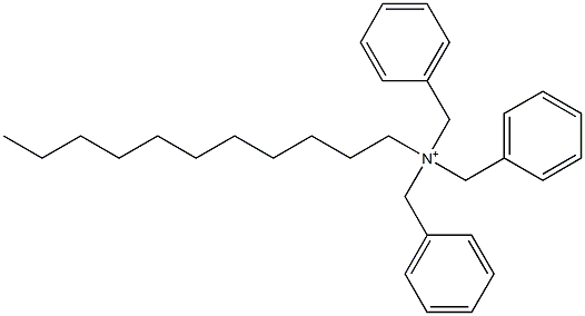Undecyltribenzylaminium Struktur