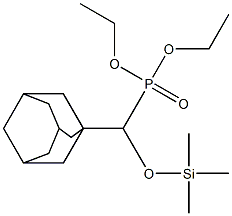 [[(Trimethylsilyl)oxy](adamantan-1-yl)methyl]phosphonic acid diethyl ester