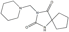 3-Piperidinomethyl-2,4-dioxo-1,3-diazaspiro[4.4]nonane