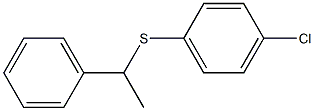1-(Phenyl)-1-(4-chlorophenylthio)ethane Structure