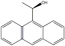 (R)-1-(9-アントリル)エタノール 化学構造式