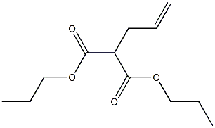 Allylmalonic acid dipropyl ester Structure