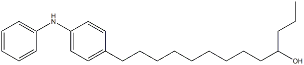 4-(10-Hydroxytridecyl)phenylphenylamine