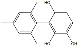 3-(2,4,6-Trimethylphenyl)benzene-1,2,4-triol|