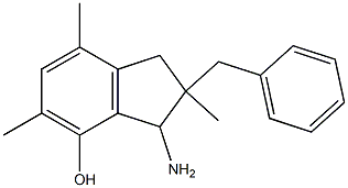  3-Amino-2,3-dihydro-2-benzyl-2,5,7-trimethyl-1H-inden-4-ol