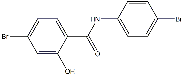 4,4'-Dibromo-2-hydroxybenzanilide Structure