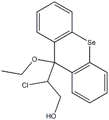 9-(1-Chloro-2-hydroxyethyl)-9-ethoxy-9H-selenoxanthene