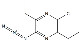 2-Azido-5-chloro-3,6-diethylpyrazine|