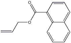 Naphthalene-1-carboxylic acid allyl ester Structure