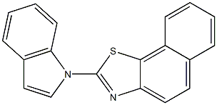 2-(1H-Indol-1-yl)naphtho[2,1-d]thiazole Struktur