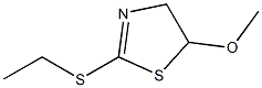 5-Methoxy-2-[ethylthio]-2-thiazoline Struktur