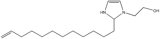 2-(11-Dodecenyl)-4-imidazoline-1-ethanol Structure