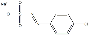 p-Chlorobenzenediazosulfonic acid sodium salt Structure