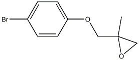 4-Bromophenyl 2-methylglycidyl ether,,结构式