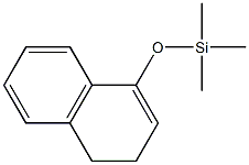 Trimethyl[(3,4-dihydronaphthalene-1-yl)oxy]silane 结构式