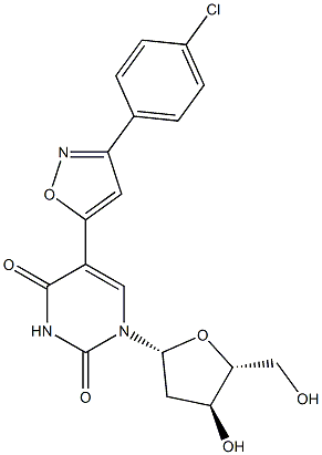 5-[3-(4-Chlorophenyl)isoxazol-5-yl]-2'-deoxyuridine