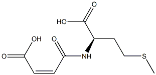 (R)-2-[[(Z)-3-Carboxy-1-oxo-2-propenyl]amino]-4-(methylthio)butanoic acid Structure