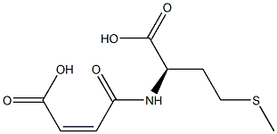 (R)-2-[[(Z)-3-Carboxy-1-oxo-2-propenyl]amino]-4-(methylthio)butanoic acid,,结构式