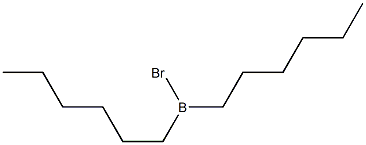 Dihexylbromoborane Struktur