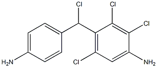  (4-Aminophenyl)(4-amino-2,3,6-trichlorophenyl)chloromethane