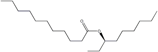 (+)-Undecanoic acid [(R)-nonane-3-yl] ester 结构式