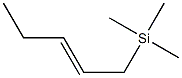 2-Pentenyltrimethylsilane 结构式