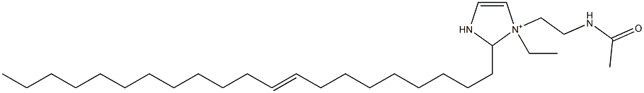 1-[2-(Acetylamino)ethyl]-1-ethyl-2-(9-henicosenyl)-4-imidazoline-1-ium,,结构式