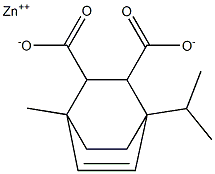 1-Methyl-4-isopropyl-1,4-ethano-5-cyclohexene-2,3-dicarboxylic acid zinc salt