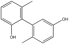 6,6'-Dimethyl-1,1'-biphenyl-2,3'-diol Structure