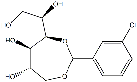 1-O,4-O-(3-Chlorobenzylidene)-D-glucitol Structure