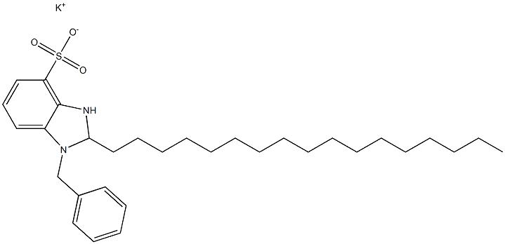 1-Benzyl-2,3-dihydro-2-heptadecyl-1H-benzimidazole-4-sulfonic acid potassium salt|