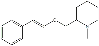 1-Methyl-2-[[(E)-styryloxy]methyl]piperidine Structure