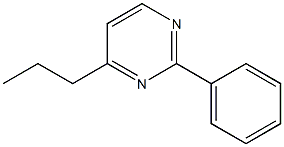2-Phenyl-4-propylpyrimidine Struktur