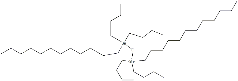 13,13,15,15-テトラブチル-14-オキサ-13,15-ジスタンナヘプタコサン 化学構造式