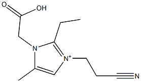 3-(2-Cyanoethyl)-2-ethyl-5-methyl-1-(carboxymethyl)-1H-imidazol-3-ium