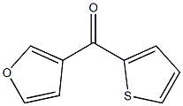 2-(3-フリルカルボニル)チオフェン 化学構造式