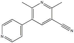  2-Methyl-5-(4-pyridinyl)-6-methylpyridine-3-carbonitrile