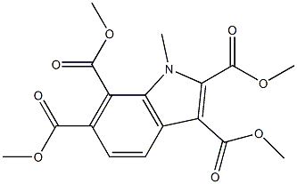  1-Methyl-1H-indole-2,3,6,7-tetracarboxylic acid tetramethyl ester