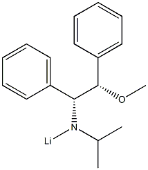 イソプロピル[(1R,2S)-1,2-ジフェニル-2-メトキシエチル]アミノリチウム 化学構造式