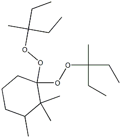 2,2,3-Trimethyl-1,1-bis(1-ethyl-1-methylpropylperoxy)cyclohexane,,结构式