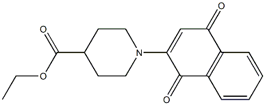  2-[4-(Ethoxycarbonyl)piperidin-1-yl]-1,4-naphthoquinone