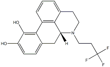 (6aR)-5,6,6a,7-Tetrahydro-6-(3,3,3-trifluoropropyl)-4H-dibenzo[de,g]quinoline-10,11-diol Structure