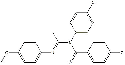 N1-(p-Chlorophenyl)-N1-(p-chlorobenzoyl)-N2-(p-methoxyphenyl)acetamidine