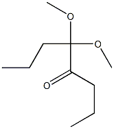 5,5-Dimethoxyoctan-4-one,,结构式