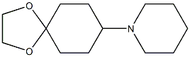 8-Piperidino-1,4-dioxaspiro[4.5]decane 结构式