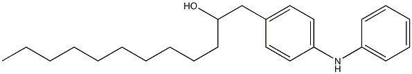 4-(2-Hydroxy-dodecyl)phenylphenylamine,,结构式