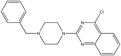 2-[4-Benzyl-1-piperazinyl]-4-chloroquinazoline Structure